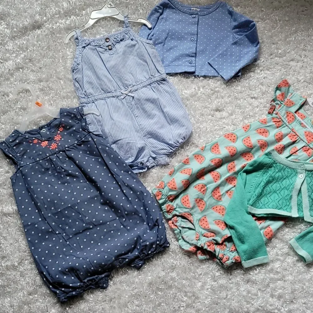 Bundle of 3 girls rompers (18months)